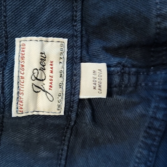 36x32 J. Crew Mens Dark Indigo 484 Slim Fit Stretch Jean - Picture 8 of 14